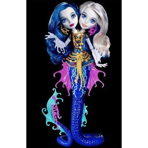 NWT Monster High Great Scarrier Reef Peri & Pearl Serpintine‎ Doll Set * NRFB